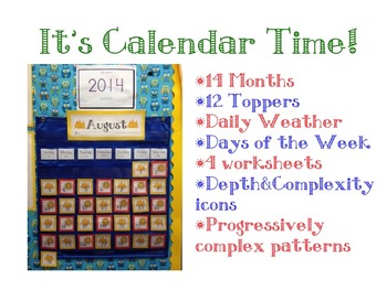 Preview of A Year of Calendars!