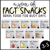 A Year of Fact Snacks - A Fact of the Day (3-5) Bundle