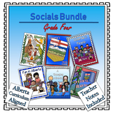 A Year of Grade 4 Social Studies Lapbooks Bundle (PREVIOUS