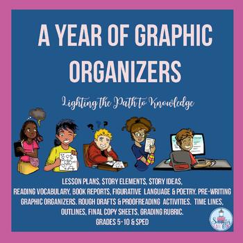 Preview of A Year of Graphic Organizers (Grades 5-10 & SPED)