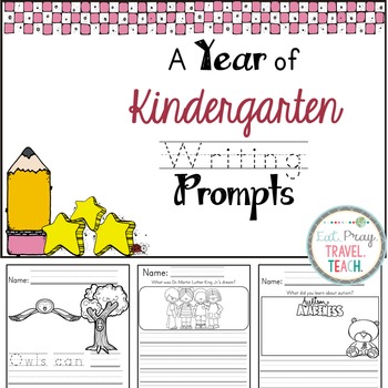 A Year of Kindergarten Writing Prompts