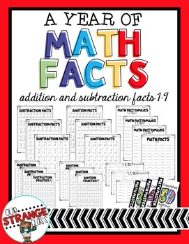 Preview of A Year of: Basic Math Facts {Printable}