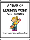 A Year of Morning Journals: First Grade 2022-2023 School Year