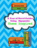A Year of Novel Study Guides Using Signposts - THEME Inspi