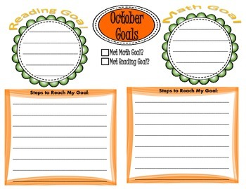 Reading & Math Goals by Ciano's Classroom Creations | TpT