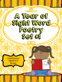 A Year of Sight Word Poetry: Set #1 ***Now with even MORE 