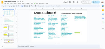 Preview of A Year of Teambuilders!