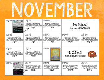 Middle School Writing Curriculum - Bundle Part One (September-December)