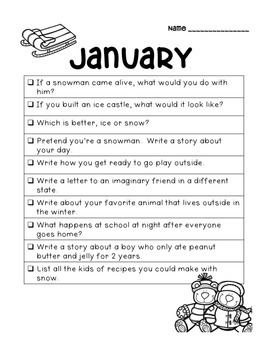 A Year of Writing Prompts by Simply Magical Learning | TpT