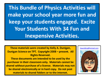 Preview of A Year's Worth of Great Physics Activities