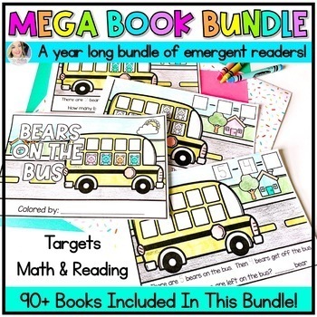 Preview of A Years Worth of Beginning Readers - Emergent Reader Mega Bundle