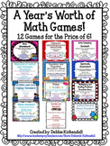 Sixth Grade Math Games Bundle (12 Games for the Price of 10!!)