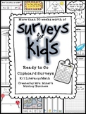 A Year's Worth of Math/Literacy Survey Centers for Kids