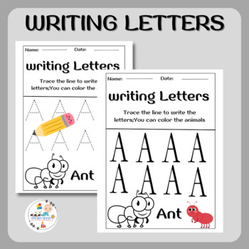 A_Z ALPHABET TRACING, PRE-WRITING by SMART SEED | TPT