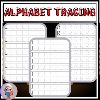 Preview of A-Z ALPHABET TRACING WORKBOOK FOR KIDS