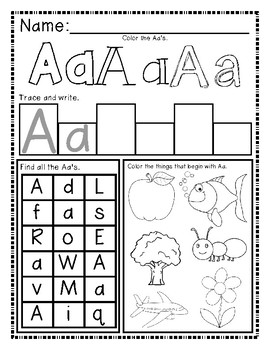 A-Z Alphabet Activities by Kasey Blase | Teachers Pay Teachers