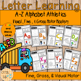 (FLASH DEAL $3) A-Z Alphabet Athletics - Visual, Fine, & G