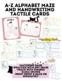 A-Z Alphabet Cat & Mouse Maze & Tactile Handwriting Penman
