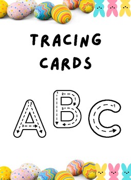 Preview of A-Z Alphabet Coloring and Tracing Card