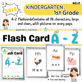 A-Z Alphabet Letter Flashcards ,colorful,animals and objec