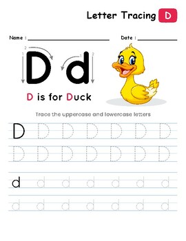 A-Z Alphabet Letter Tracing Worksheets by PIPO Teacher | TPT