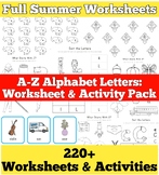 A-Z Alphabet Letters: Worksheet and Activities | Full Summ