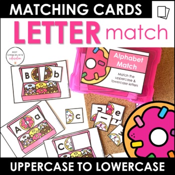 Preview of Alphabet Letter Match A to Z - Uppercase and Lowercase Letters