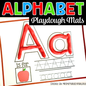 A Z Alphabet Play Dough Mats Printable Playdough Mats For Pre