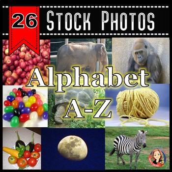 Preview of A-Z Alphabet Stock Photos for Each Letter of the Alphabet