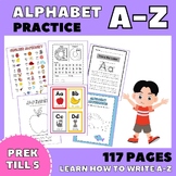 A-Z Alphabet Tracing Beginning Kindergarten