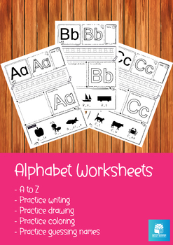 Preview of A-Z Alphabet Worksheets