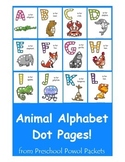 A-Z Animal Alphabet Dot Pages