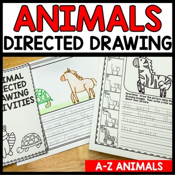 Preview of A-Z Animal Directed Drawing Art