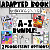 A-Z Beginning Sounds Adapted Book BUNDLE - 26 BOOKS! - SAVE $15!
