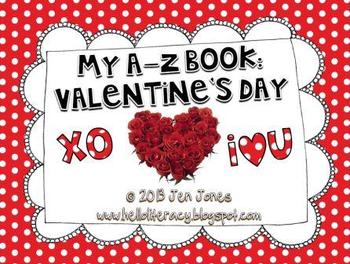 Preview of A-Z Book: Valentine's Day