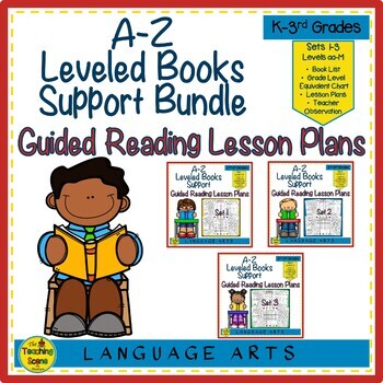 Preview of A-Z Books Support Bundle: Guided Reading Lesson Plans Sets 1 - 3  (Levels N-Z)