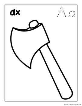 axe coloring pages