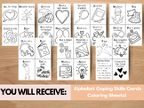 A-Z Coping Skills Cards Coloring Sheets