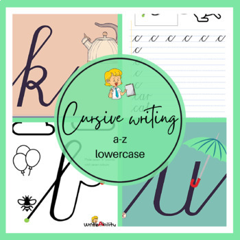 Preview of A-Z Cursive Bundle