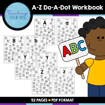 Preview of A-Z Do-A-Dot Workbook