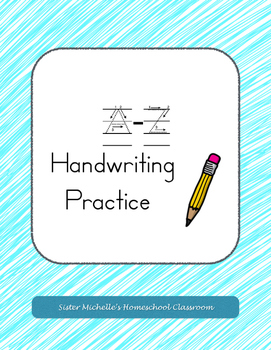 Preview of A-Z Handwriting Practice (Upper and Lowercase practice)