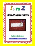 A-Z Hole Punch Cards {Letter Recognition and Fine Motor St