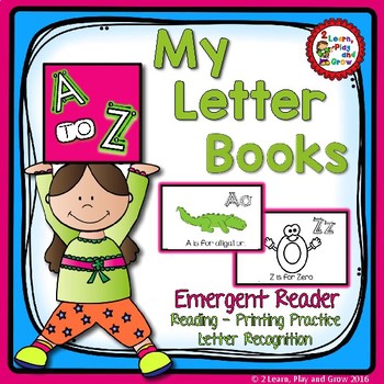 Preview of Letter Books for Alphabet Recognition Letter Sounds Rhyming and More