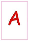 A-Z Large Flashcards