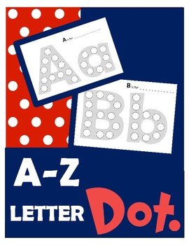 A-Z Letter Dot by Caitlin's Class | TPT