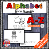 A-Z Letter Sounds and Letter Recognition Alphabet Books| P