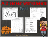 A-Z Letter Worksheets (Set 1)