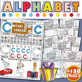 Alphabet Handwriting Practice, Alphabet Mazes Puzzle Book 