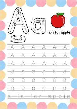 Preview of A - Z Letter of worksheets