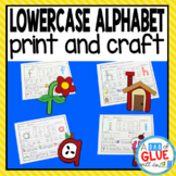 A-Z Lowercase Letter Crafts and Worksheet Bundle